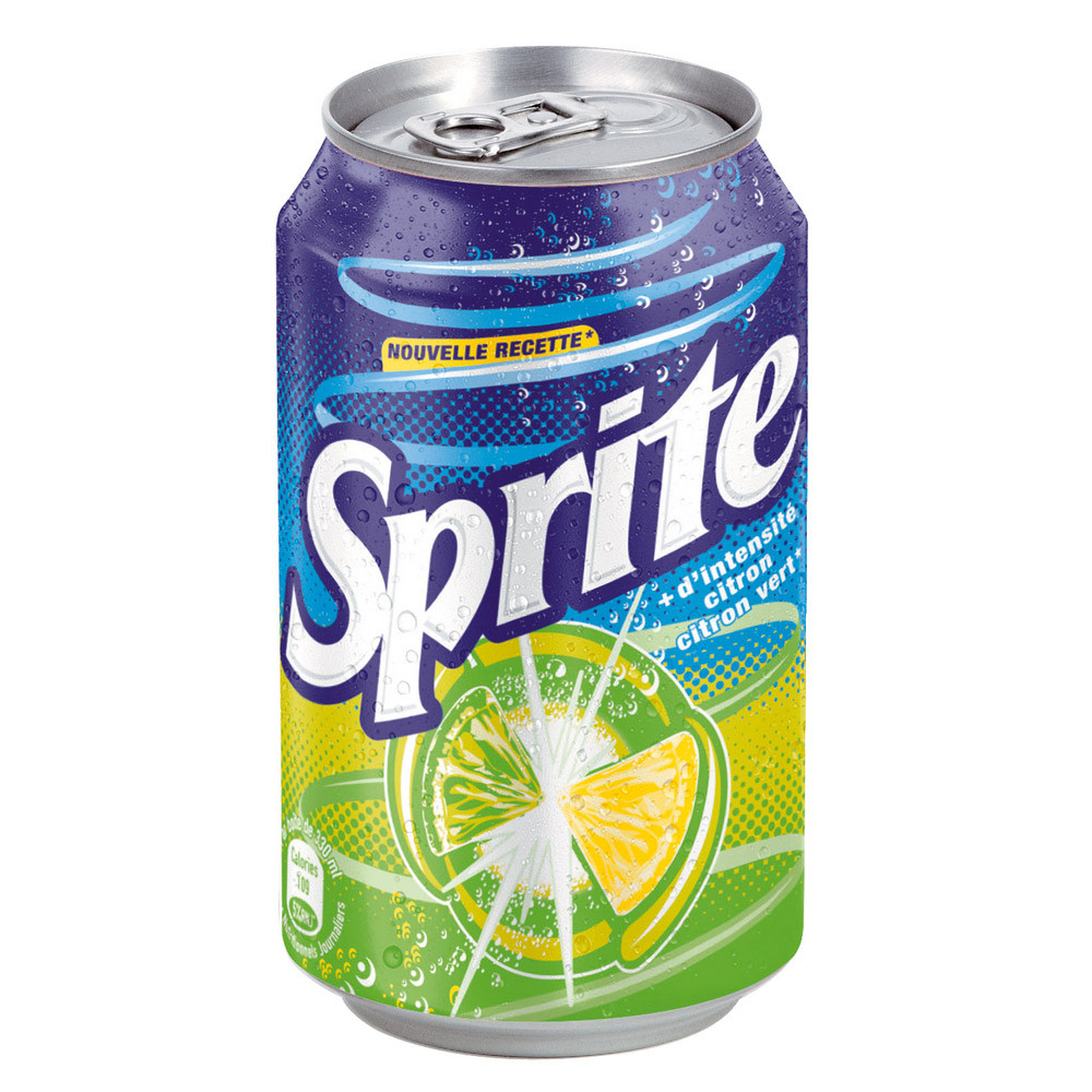 Soda Sprite, en canette, lot de 24 x 33 cl