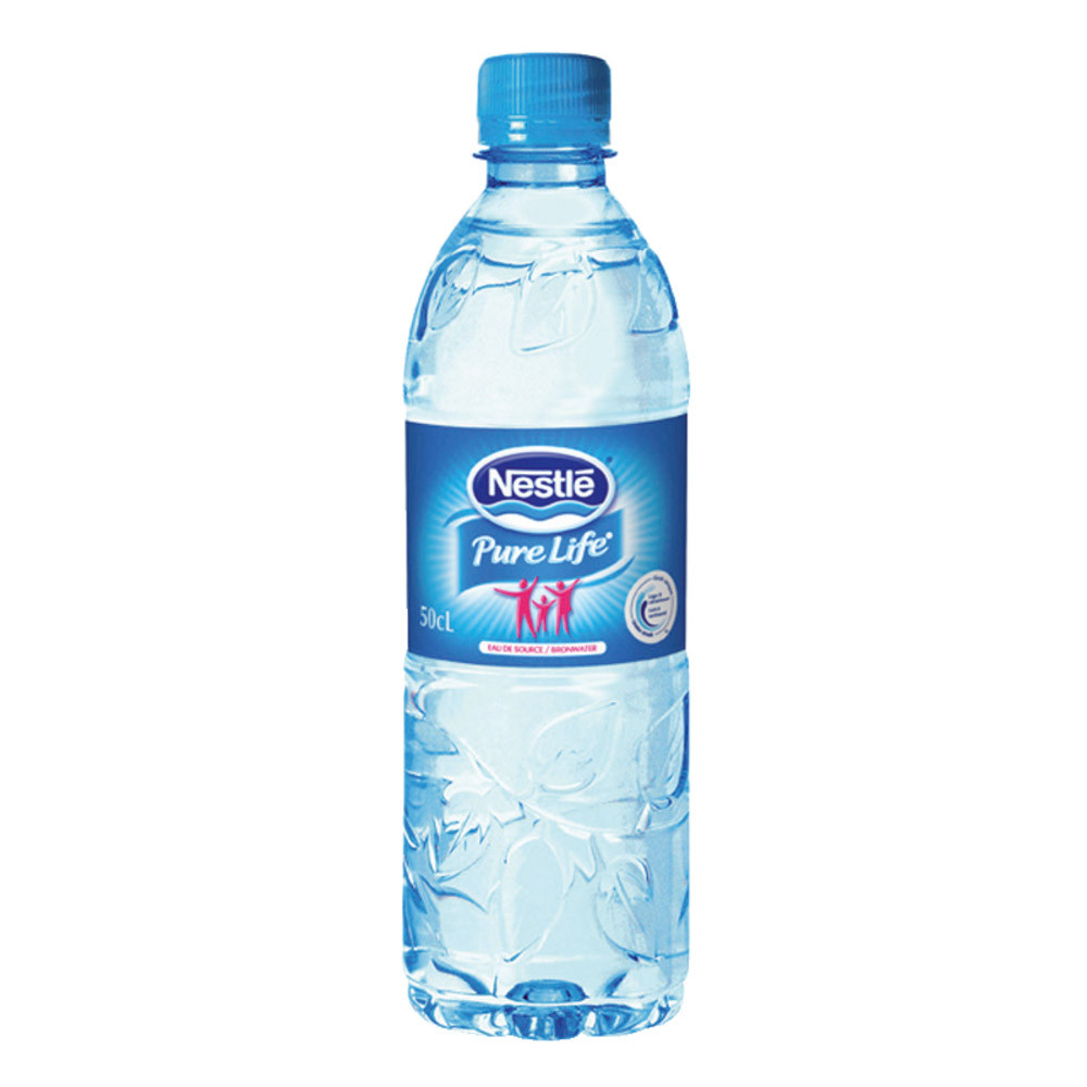 Eau plate Nestlé Pure Life, en bouteille, lot de 24 x 50 cl