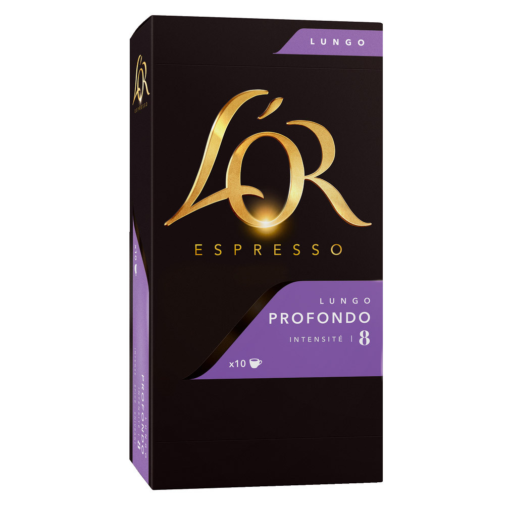 10 capsules de café L'Or EspressO Lungo Profondo