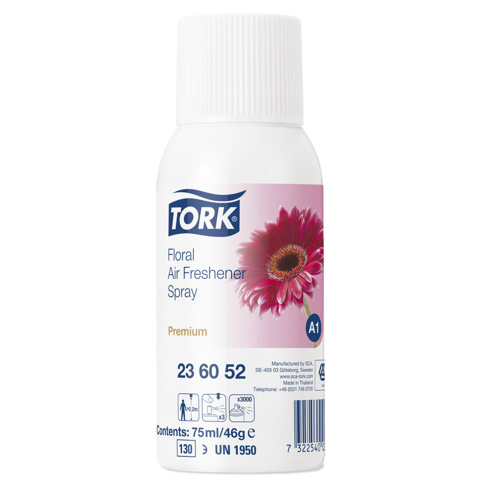Recharges diffuseur de parfum Tork A1 floral 75 ml, lot de 12
