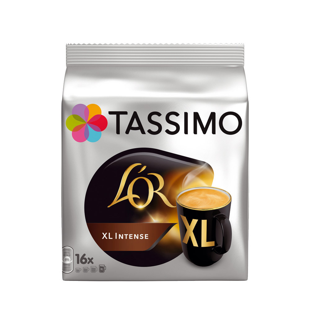 16 dosettes T-Discs Tassimo L'Or XL Intense
