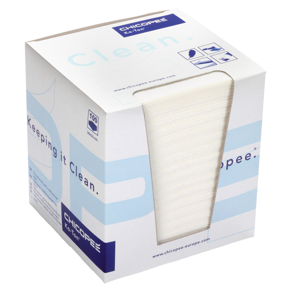 Chiffons non tissés Chicopee Ko-Ton, la boîte de 100