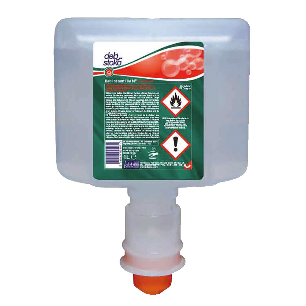 Mousse hydroalcoolique Instant Foam, 3 cartouches de 1 L