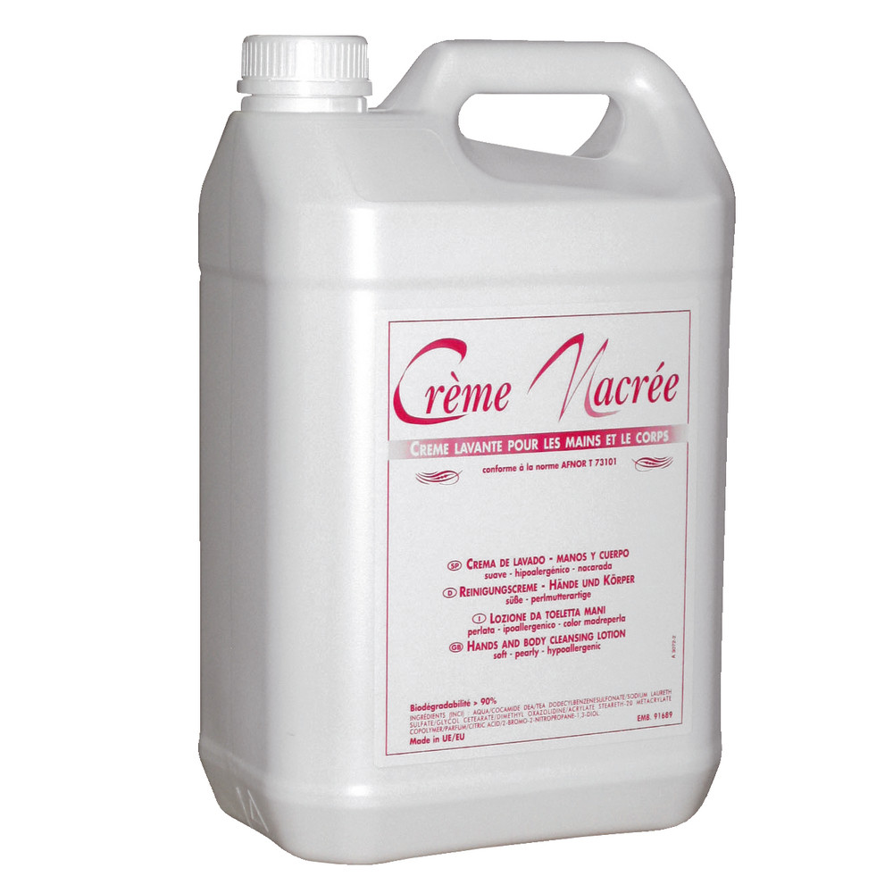 Crème lavante Nacrée, bidon de 5 L