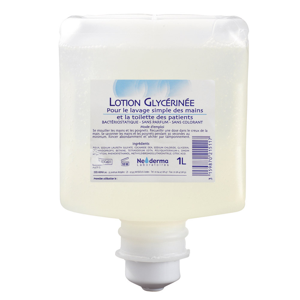 6 cartouches savon glycériné 1 L