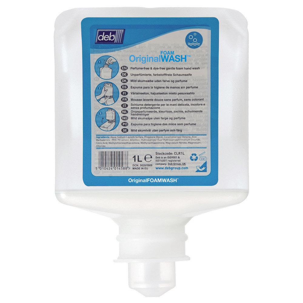 6 Cartouches de savon mousse Original 1 L