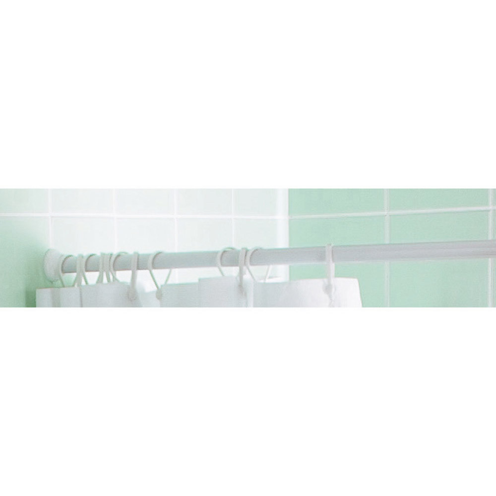 Barre de rideaux de douche extensible 80 -130 cm