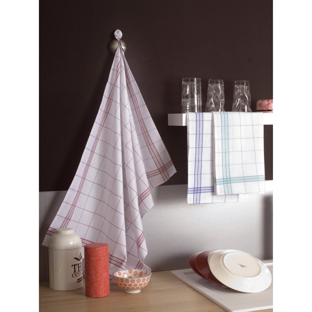 Torchons coton assortis 50 x 70 cm, lot de 6
