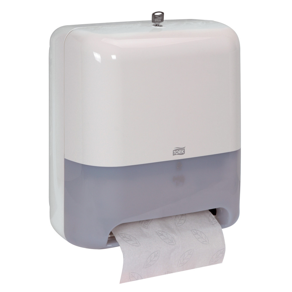 Distributeur essuie-mains rouleaux Tork Matic ABS blanc