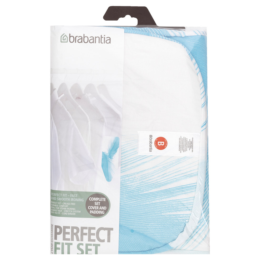 Housse table à repasser Brabantia 124 x 38 cm coton métallisé