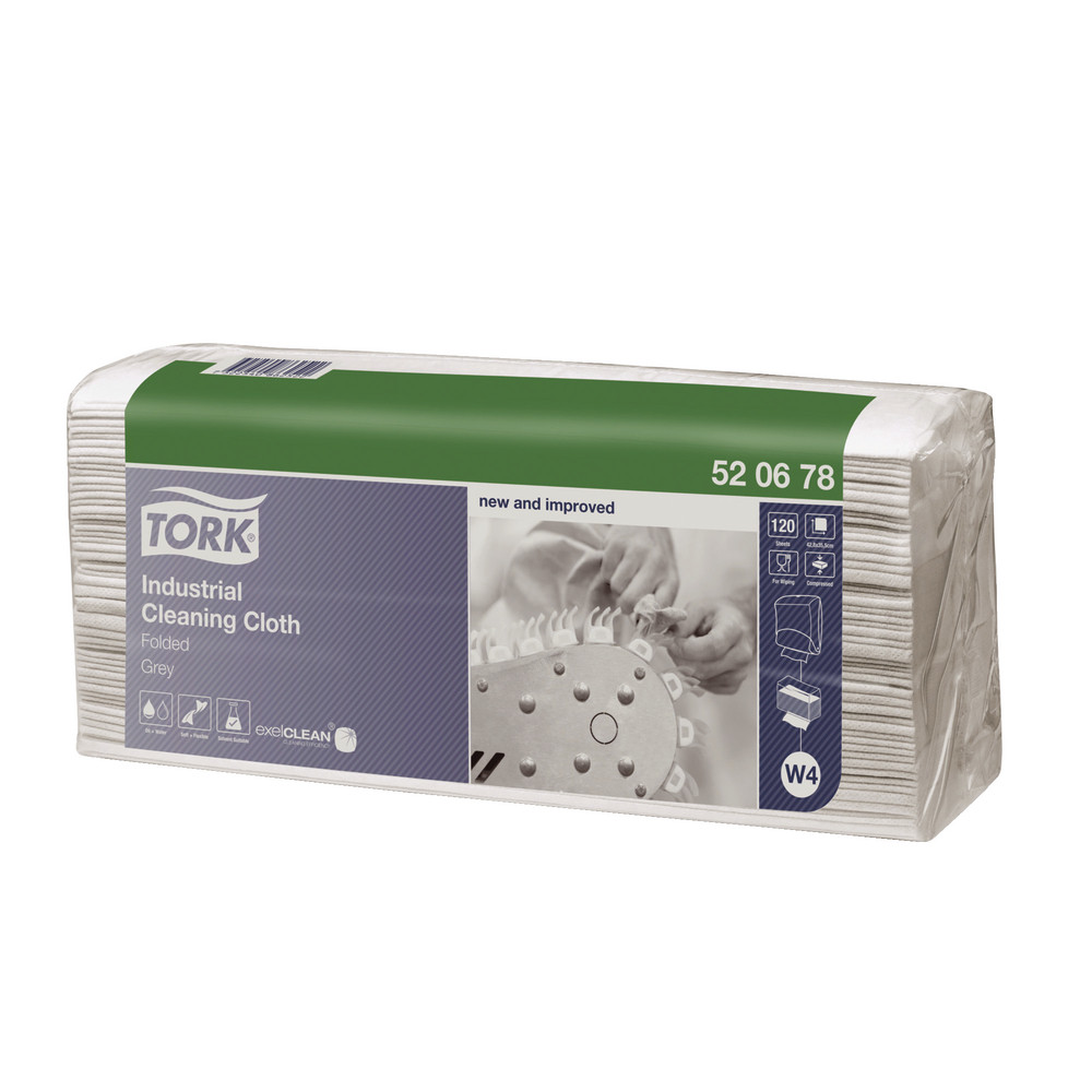 Chiffons non tissés Tork Premium 520, la recharge de 120