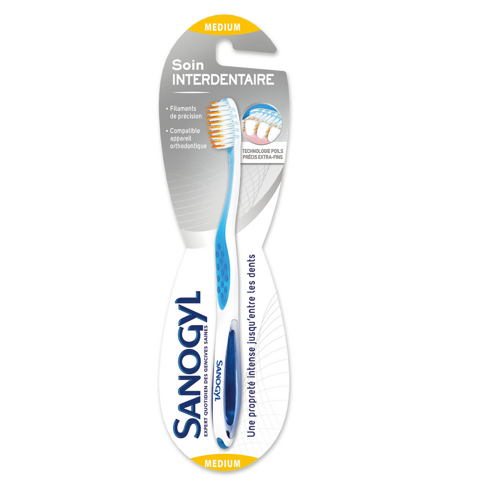 Brosse à dents Sanogyl Soin Interdentaire Souple