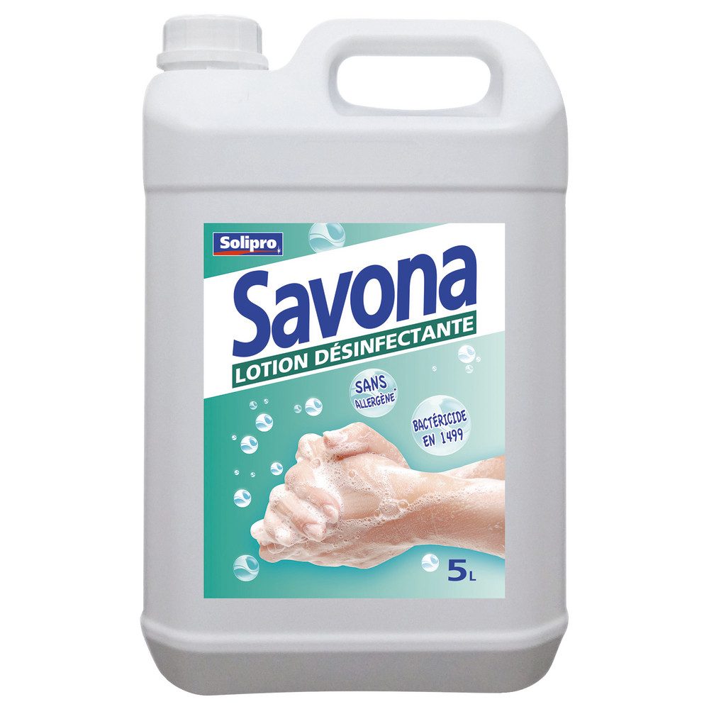 Lotion désinfectante Savona, bidon de 5 L