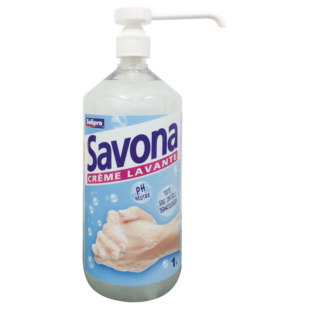 Savon mains moussant Solipro Savona 1 L