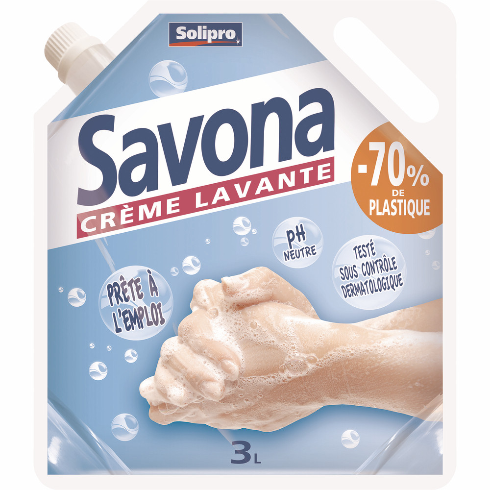 Savon mains moussant Solipro Savona 3 L