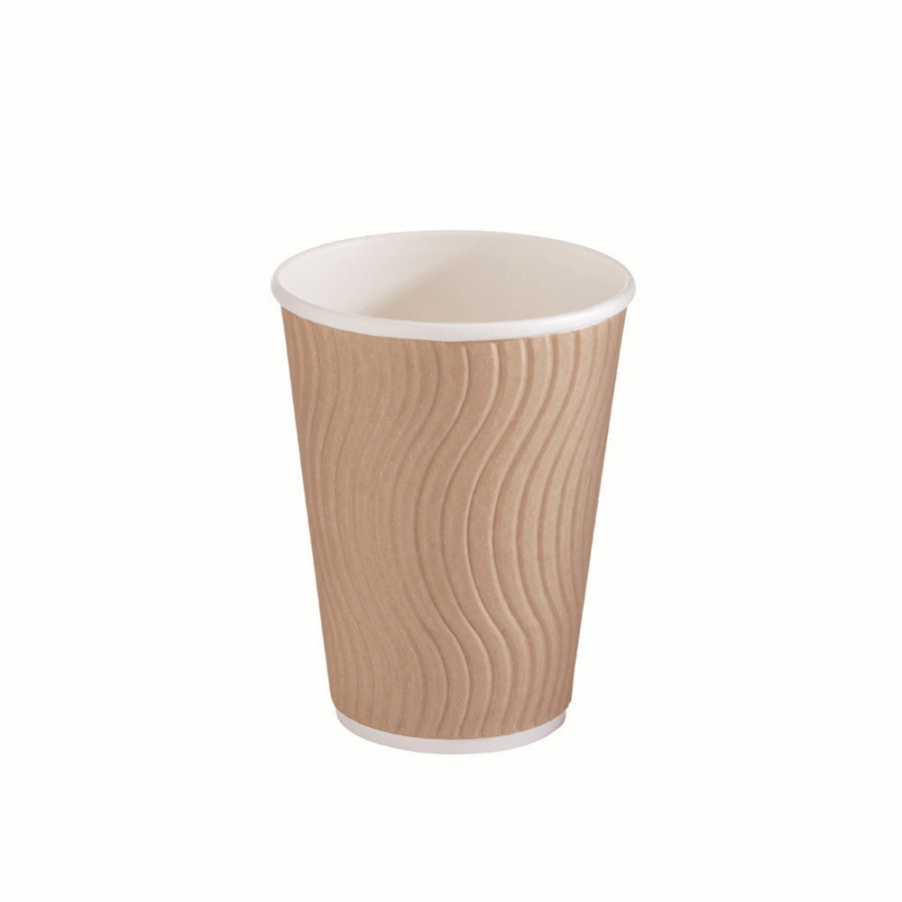 Gobelet en carton kraft pour boissons chaudes, 30 CL, colis de 37.