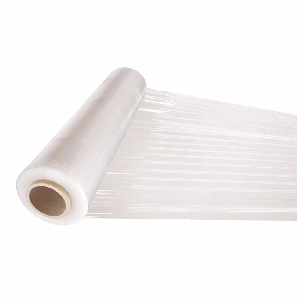 Film étirable manuel transparent 20microns 500mm x 300m, colis de 6