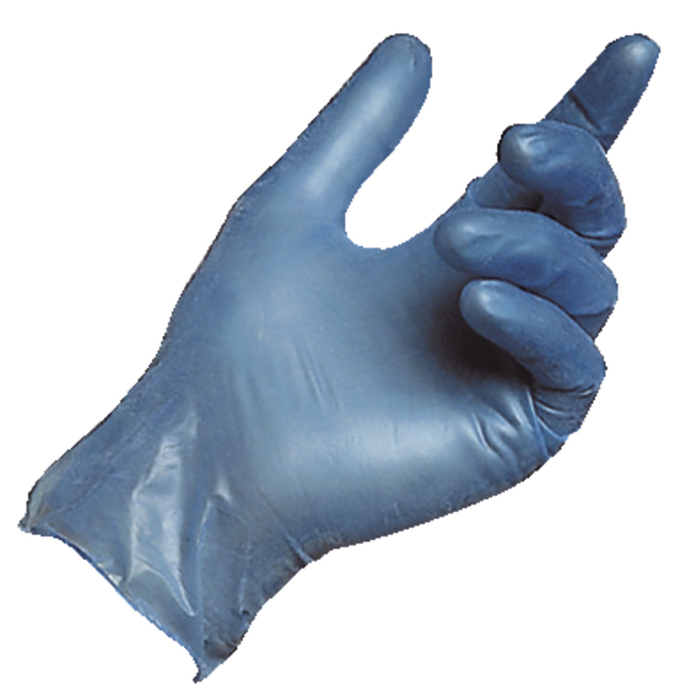 100 gants à usage court Solo nitrile Mapa 997 bleu taille 8