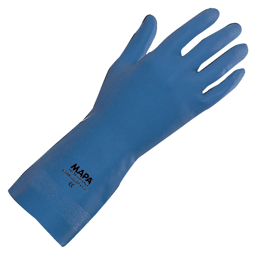 10 paires de gants alimentaires Mapa Superfood 177 bleus manipulations courantes taille 7