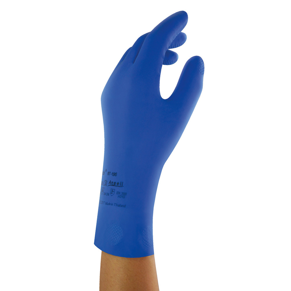 Gants de Ménage Ansell anti-allergies Versatouch 87-195, Taille 7, lot de 12 paires