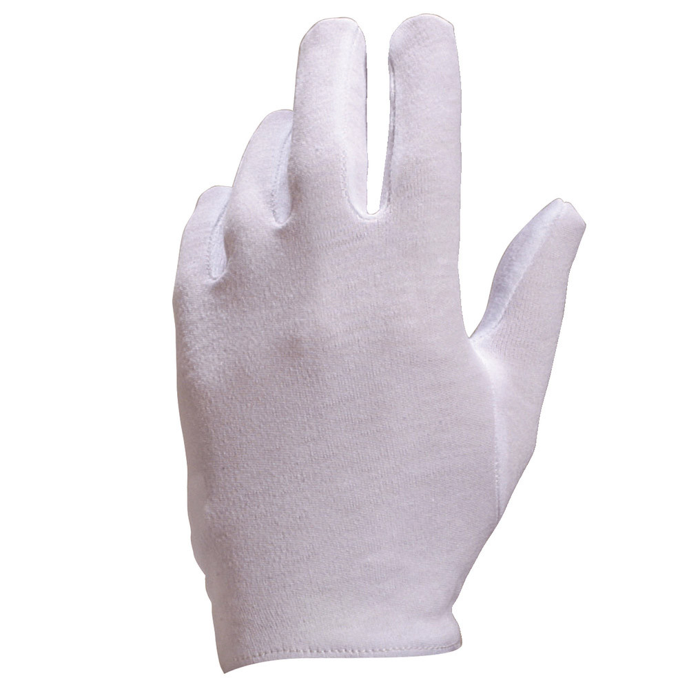 12 paires de gants de manipulation 100% coton blanchi COB40 Delta Plus, taille 7