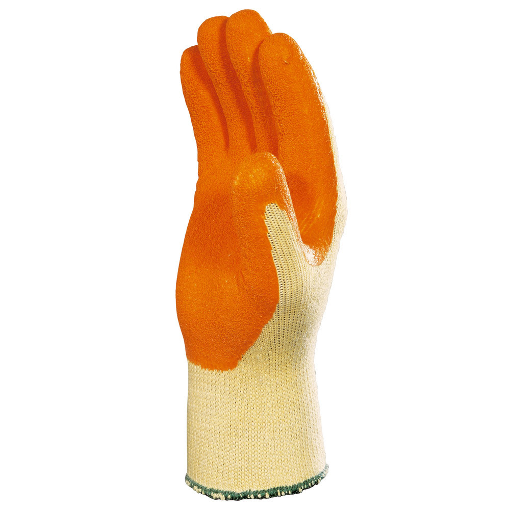 12 paires de gants de manutention avec enduction latex VE7300R Delta Plus, taille 10