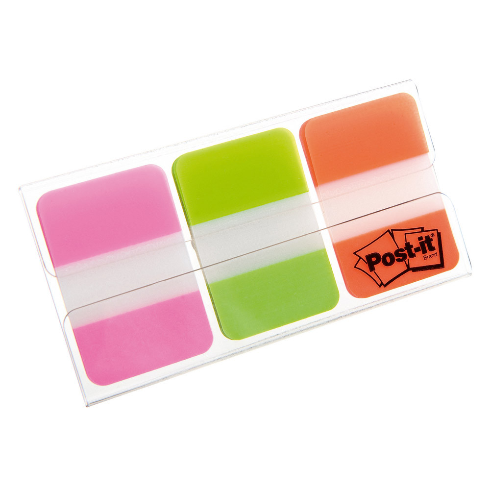 Distributeur de 66 index Post-it® Strong largeur 25 mm coloris assortis vif