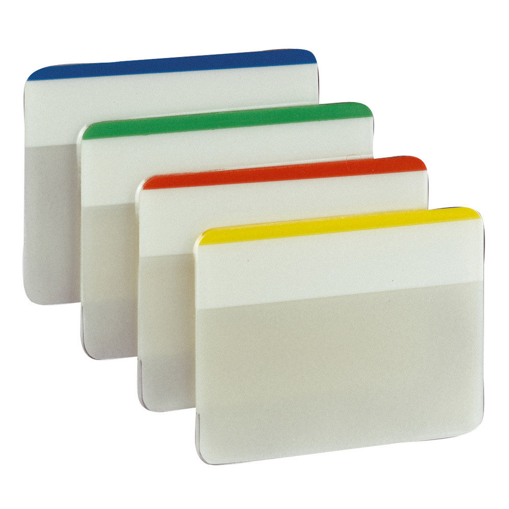 Distributeur de 24 index Post-it® Strong L. 50 mm coloris assortis classique