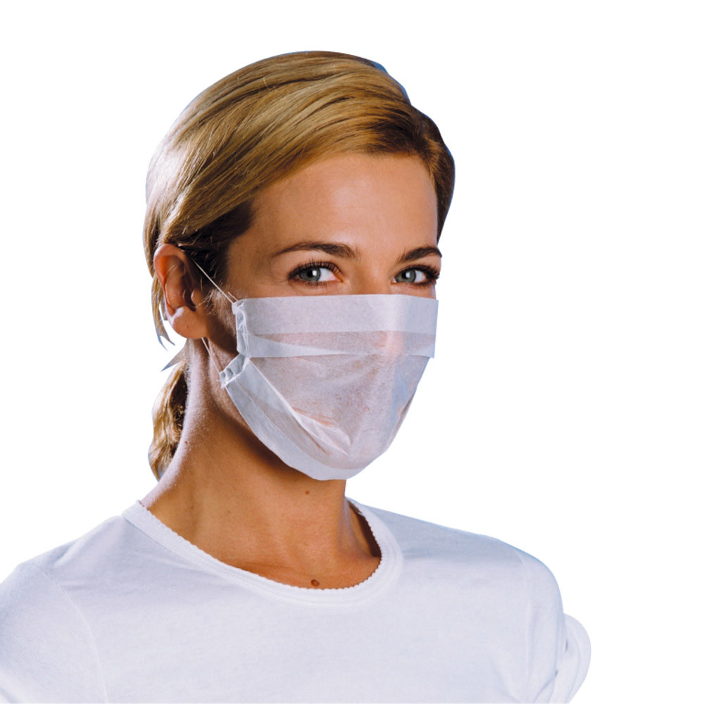 500 masques d'hygiène en papier 1 pli, usage unique