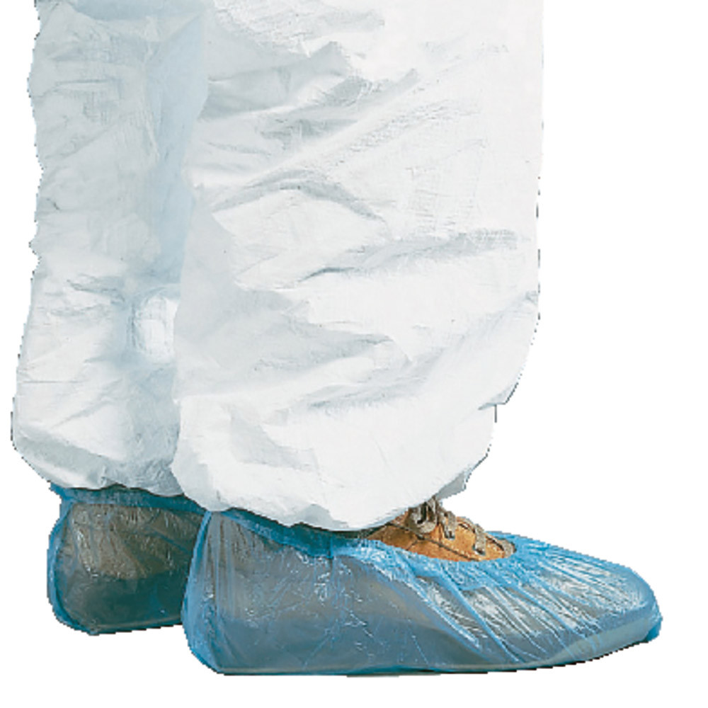 50 paires de surchaussures jetables en polyéthlène, taille unique