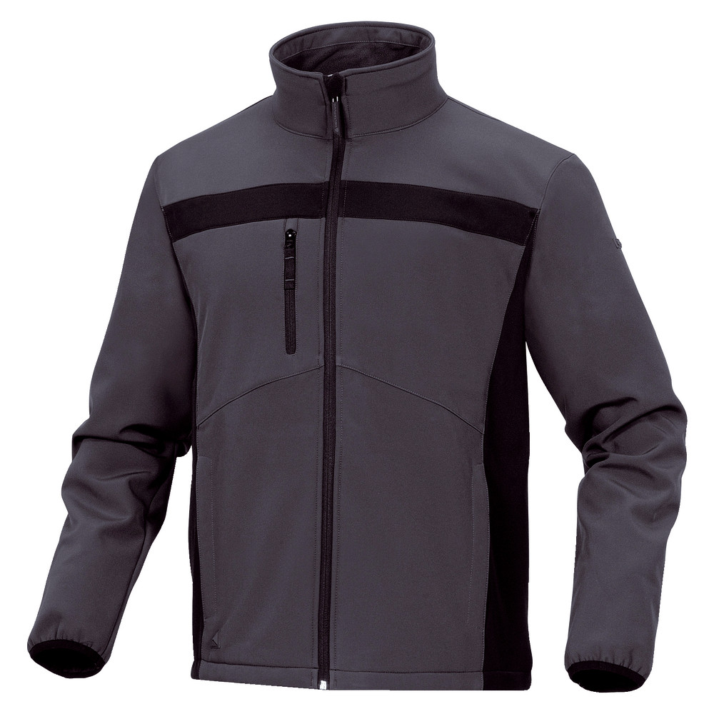 Veste de travail grise et noir Lulea 2 Deltaplus, Taille XL