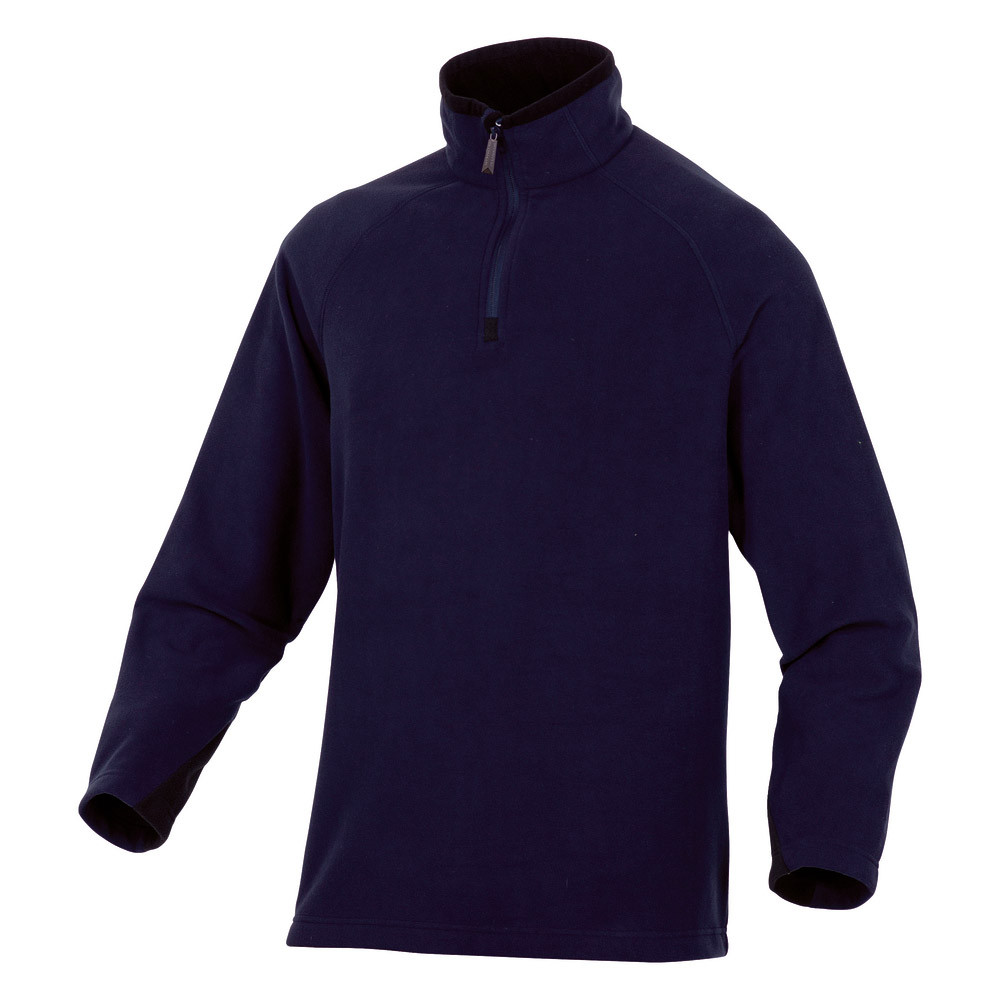 Sous-pull en laine polaire bleu Alma, DeltaPlus, taille L