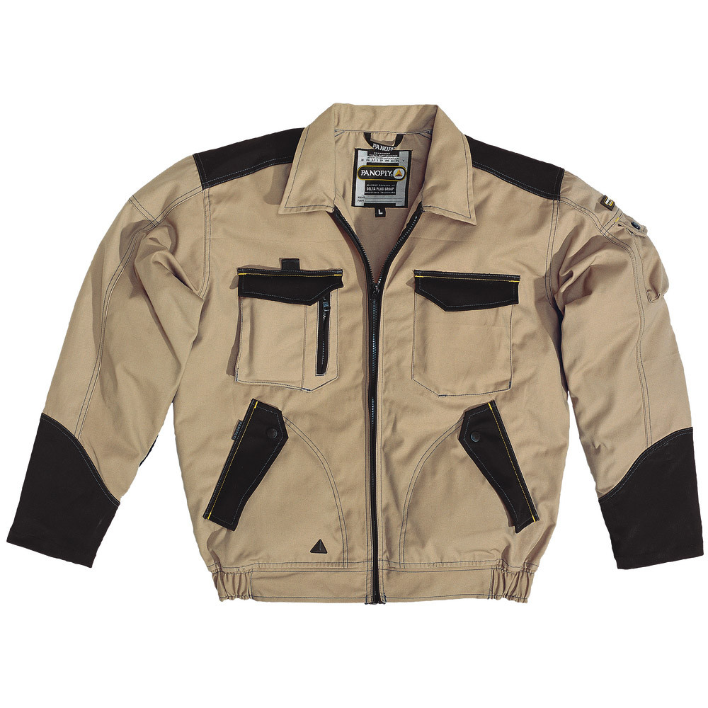 Veste de travail beige et noir Mach 5 DeltaPlus, taille L