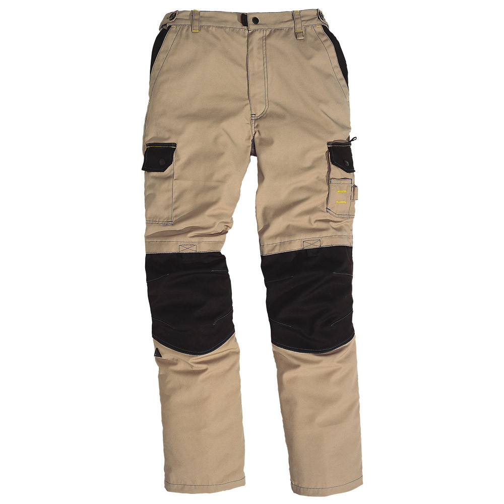 Pantalon de travail beige et noir Mach 5 DeltaPlus, taille S