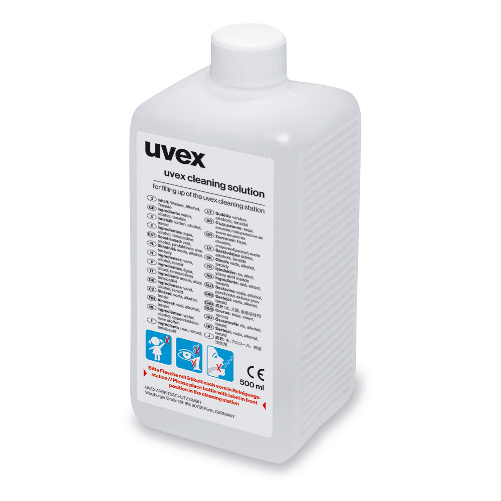 Liquide nettoyant optique Uvex