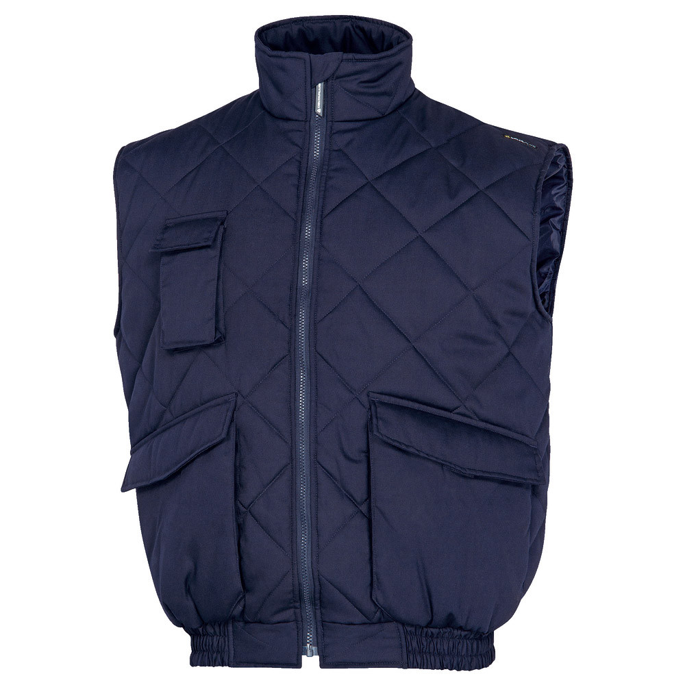 Gilet matelassé bleu Delta Plus, taille XL