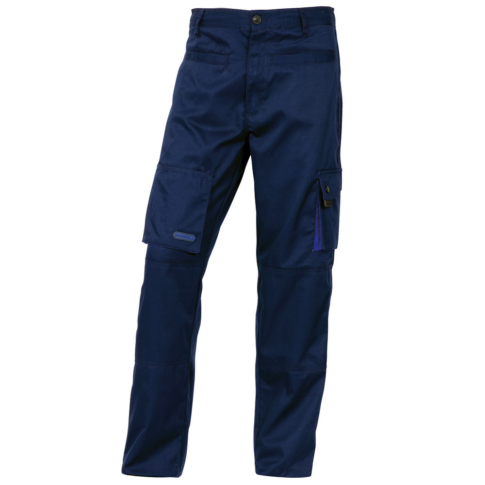 Pantalon de travail bleu marine et bleu roi Mach 2 Deltaplus, taille S