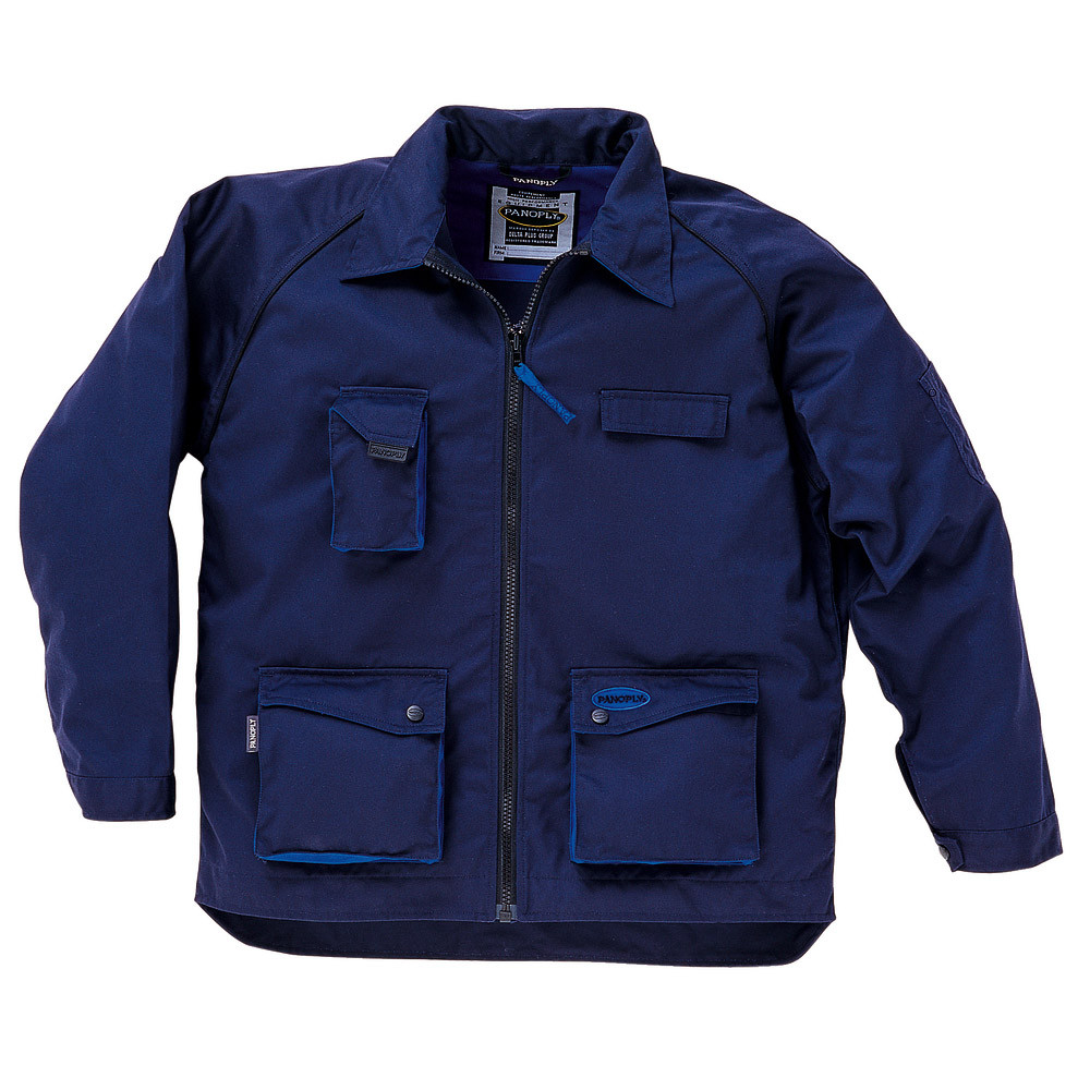 Veste de travail bleu marine et bleu roi Mach 2 DeltaPlus, taille XXL