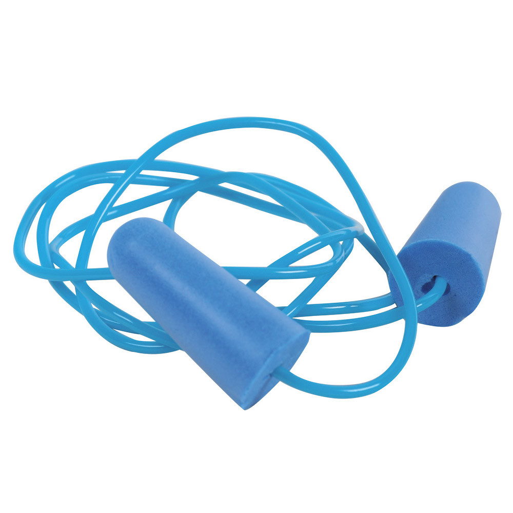 10 paires de bouchons d'oreille détectables avec cordon, DeltaPlus