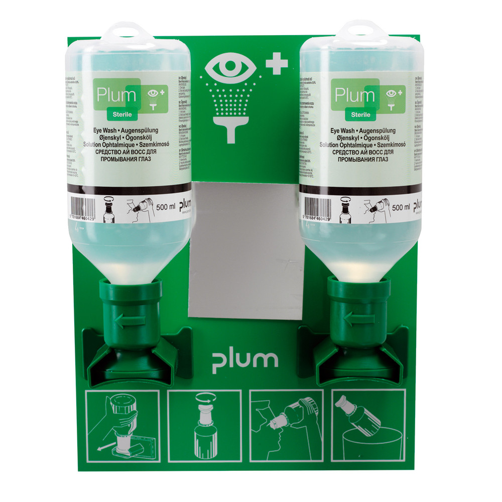 Station murale lave œil 2 x 500 ml Esculape