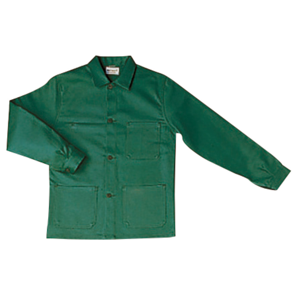 Veste de travail en polycoton vert bouteille, taille XL