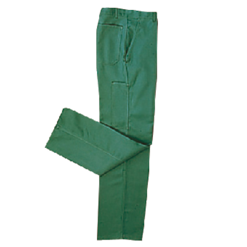 Pantalon de travail polycoton coton vert bouteille, taille 52