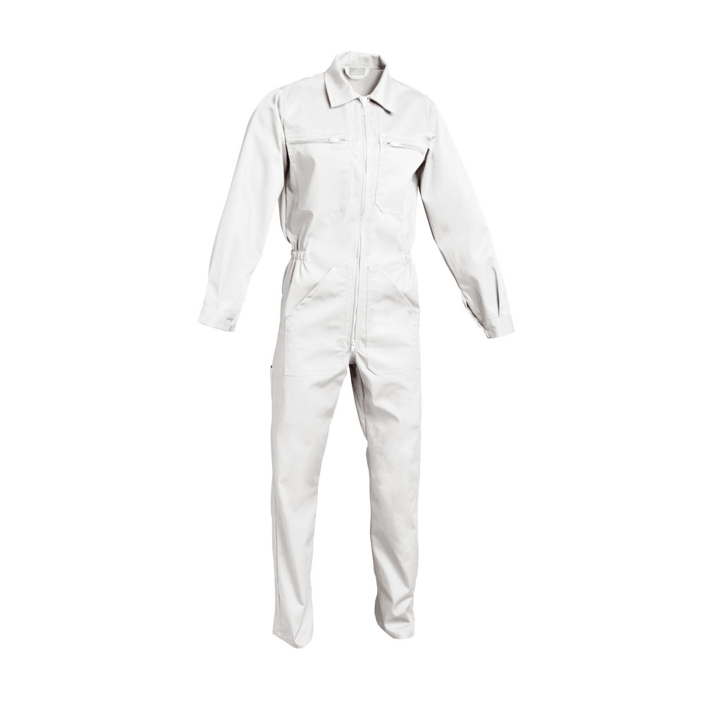 Combinaison de travail 100% coton blanc, Taille M