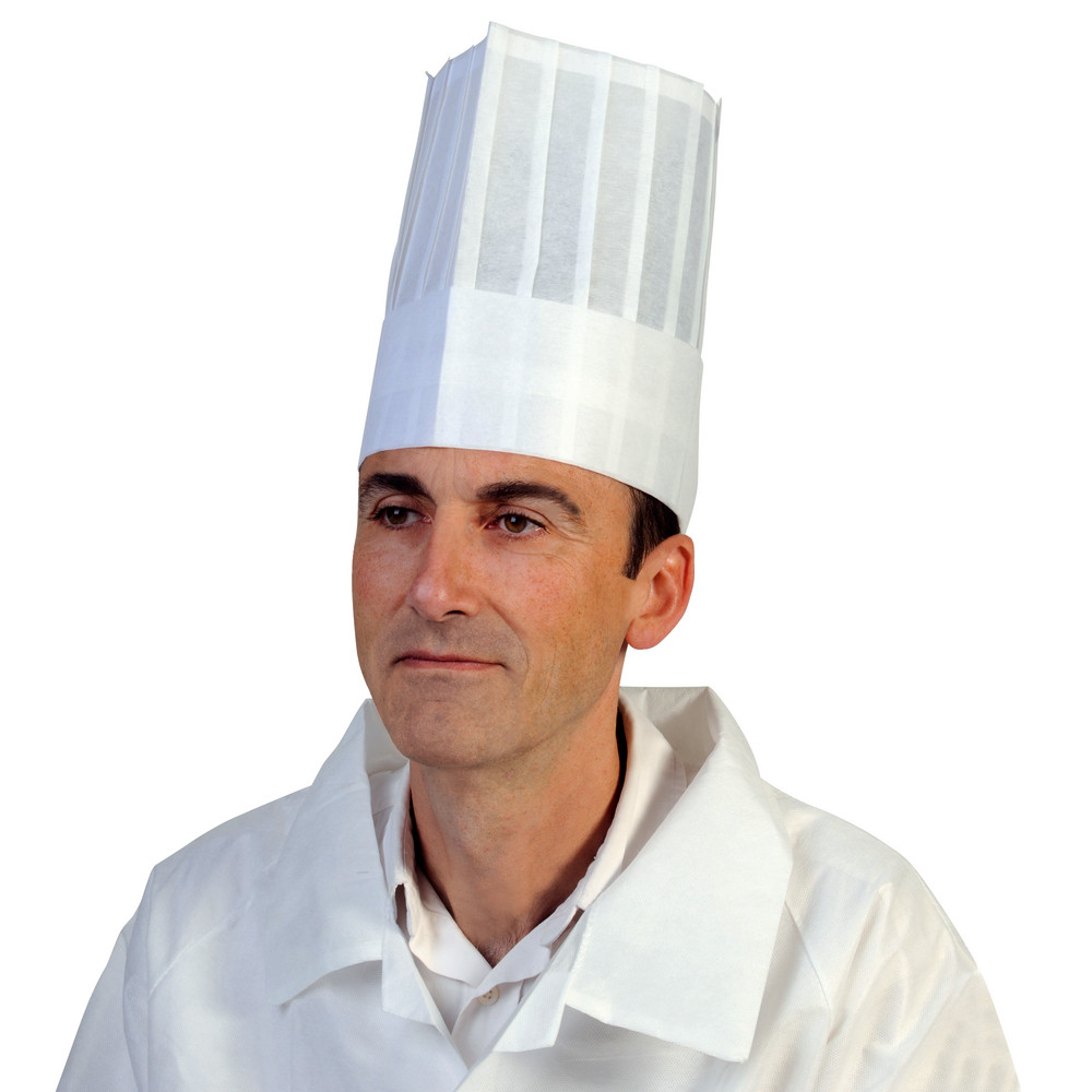 10 toques en viscose à usage unique, taille unique