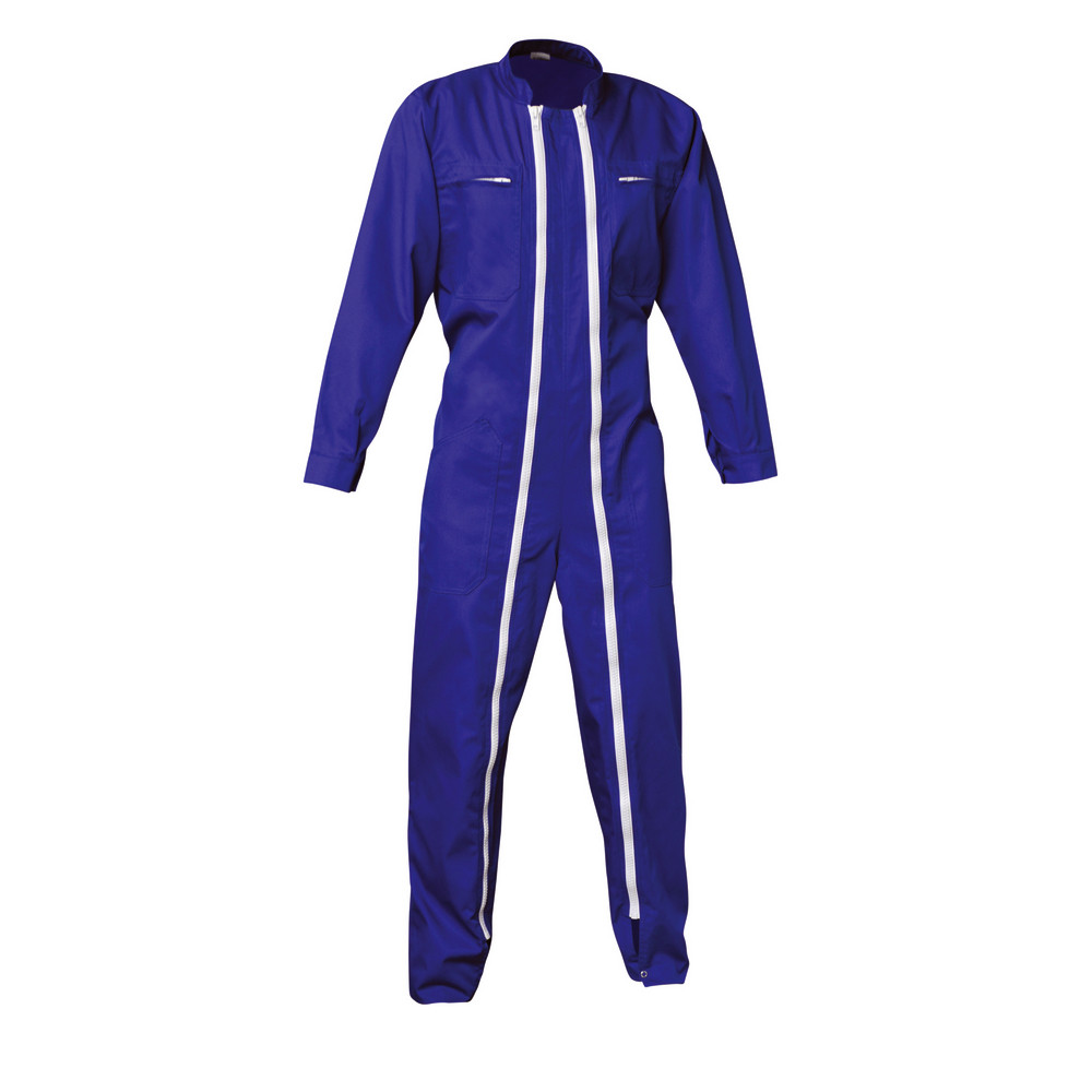 Combinaison de travail bleu Bugatti double fermeture, polycoton, taille XXXL