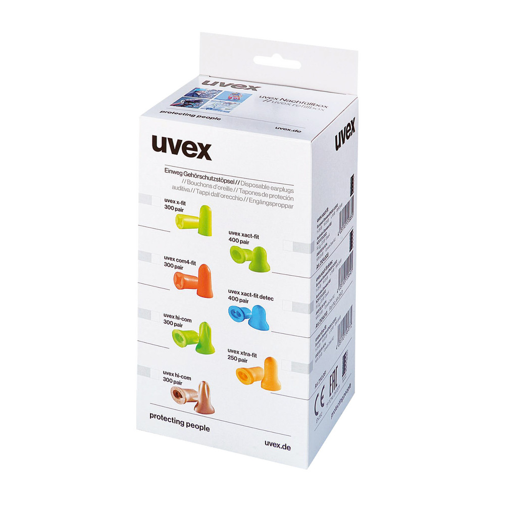 300 paires de bouchons d'oreilles Uvex, SNR24