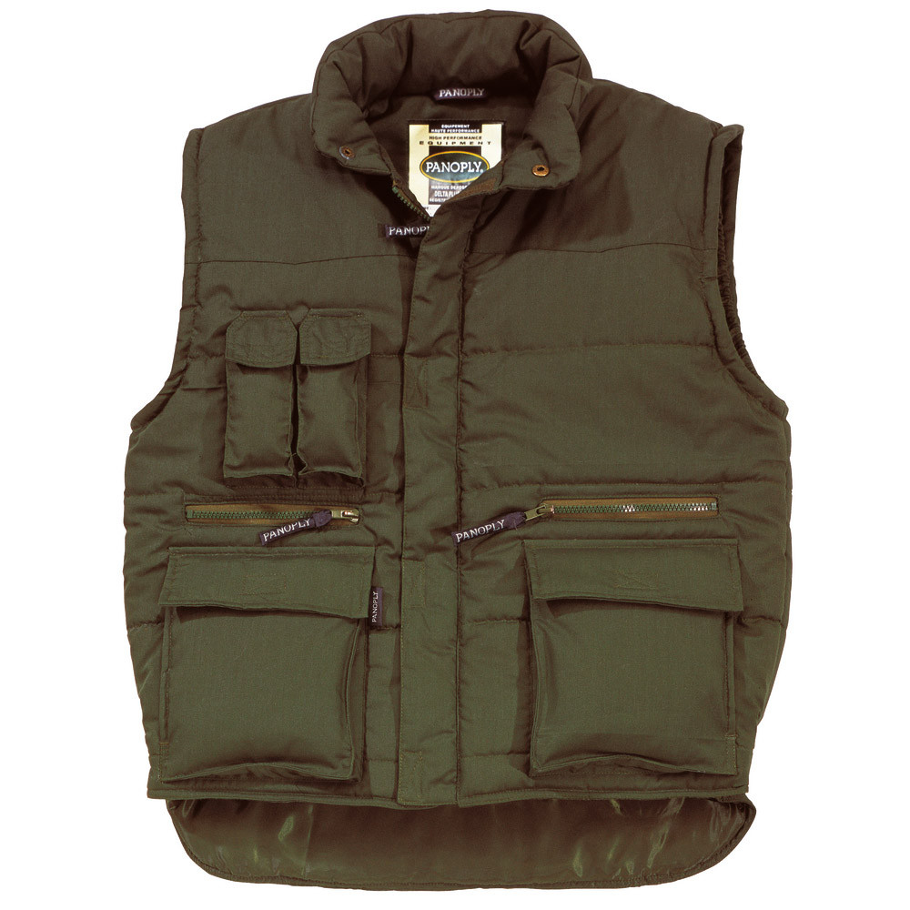Gilet multipoches kaki Delta Plus, taille XXL