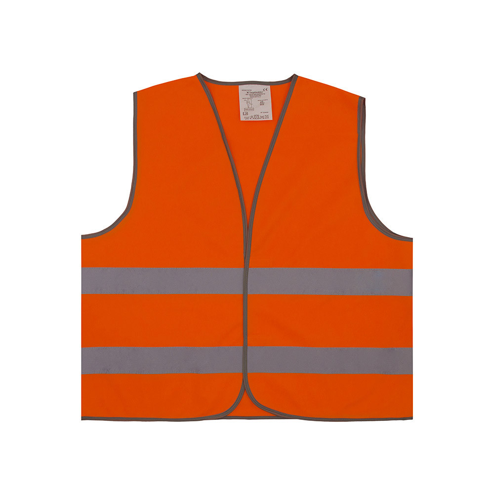 Gilet de signalisation 2 bandes orange XL