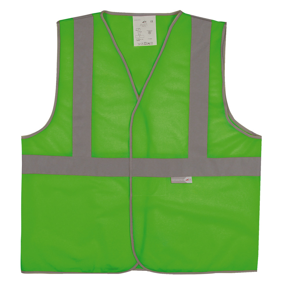 Gilet de signalisation SST vert XL
