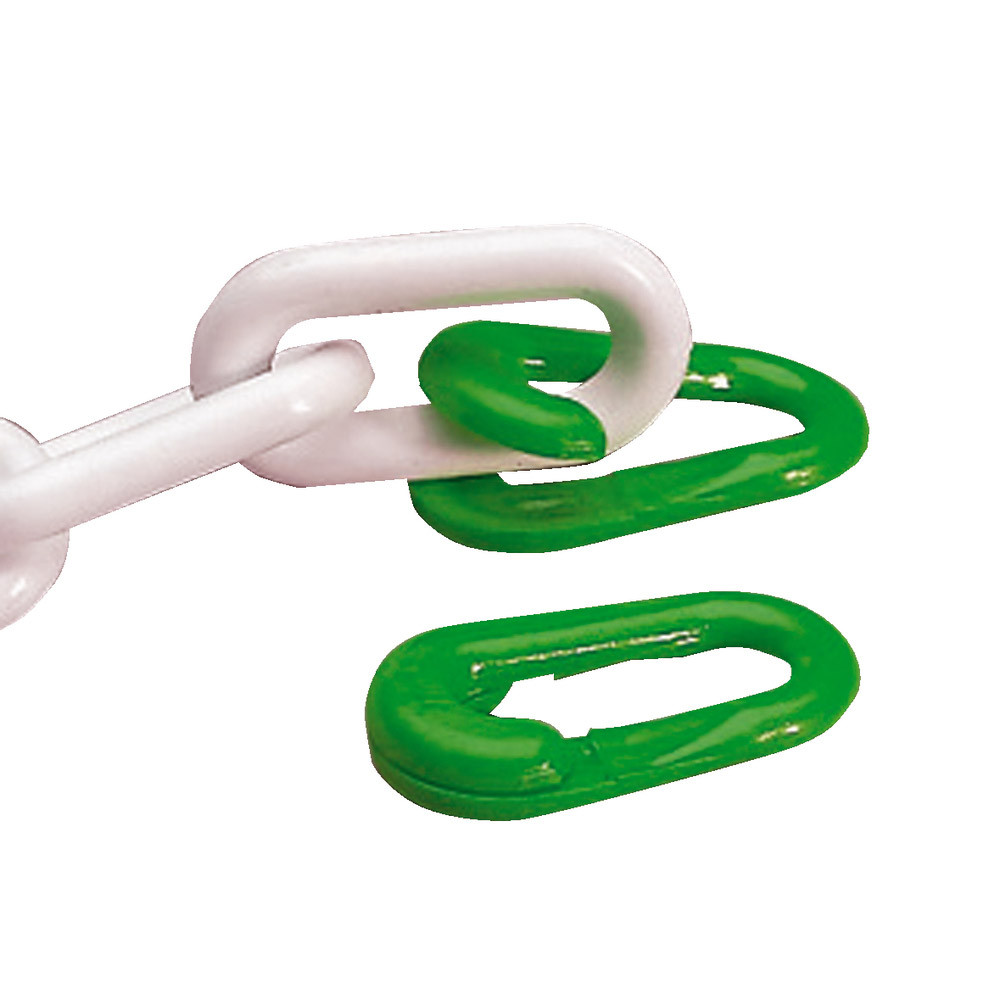 4 anneaux brisés verts diamètre 8 mm